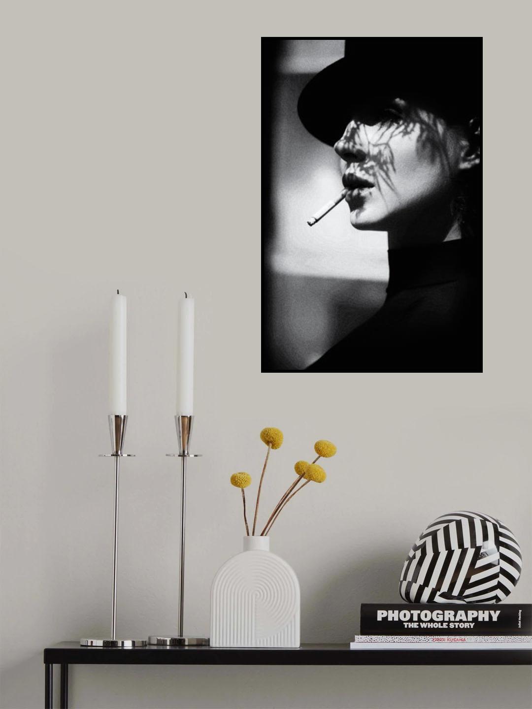 lady in black Poster och Canvastavla