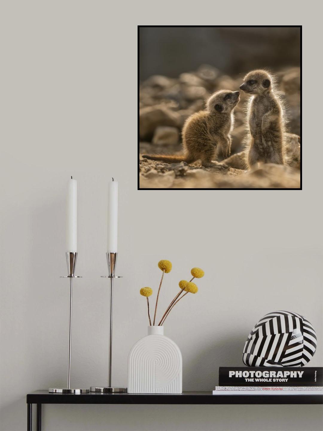 The conversation Poster och Canvastavla