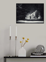 Night watchman lights Poster och Canvastavla