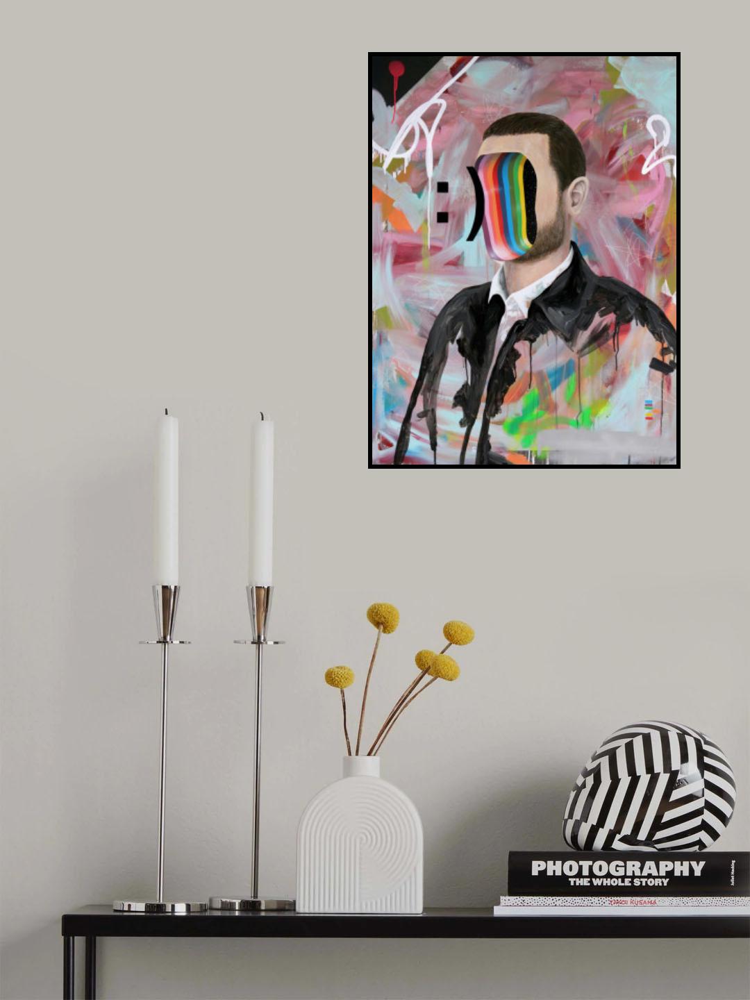 Smiley Face Poster och Canvastavla
