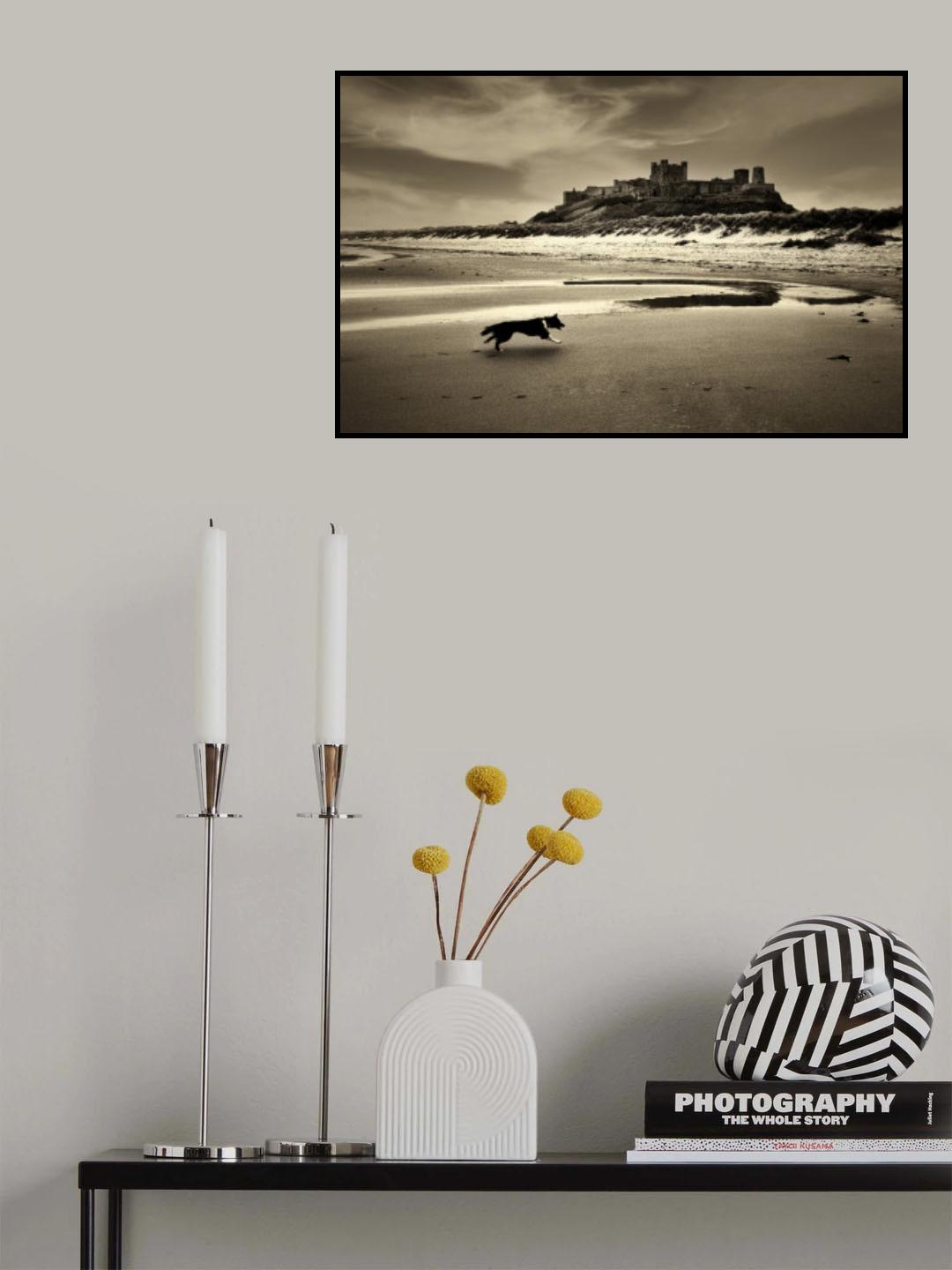 Bamburgh castle Poster och Canvastavla