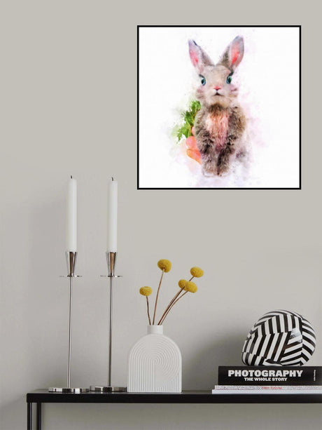 Baby Rabbit Poster och Canvastavla