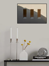 Three Windows Poster och Canvastavla