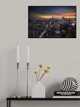 Night falls on the City Poster och Canvastavla