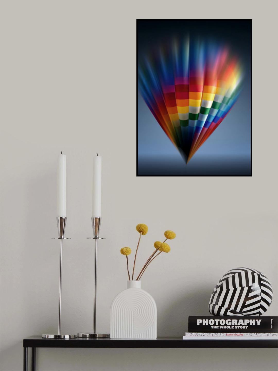 Study of a rising balloon Poster och Canvastavla