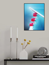 US classic car 1959 Adventurer tail fin abstract Poster och Canvastavla