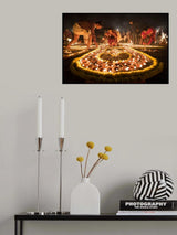 Dev Diwali Varanasi Poster och Canvastavla