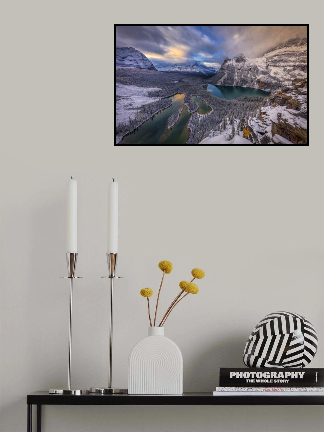 Lake Ohara Poster och Canvastavla