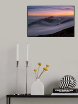 Foggy Road Poster och Canvastavla