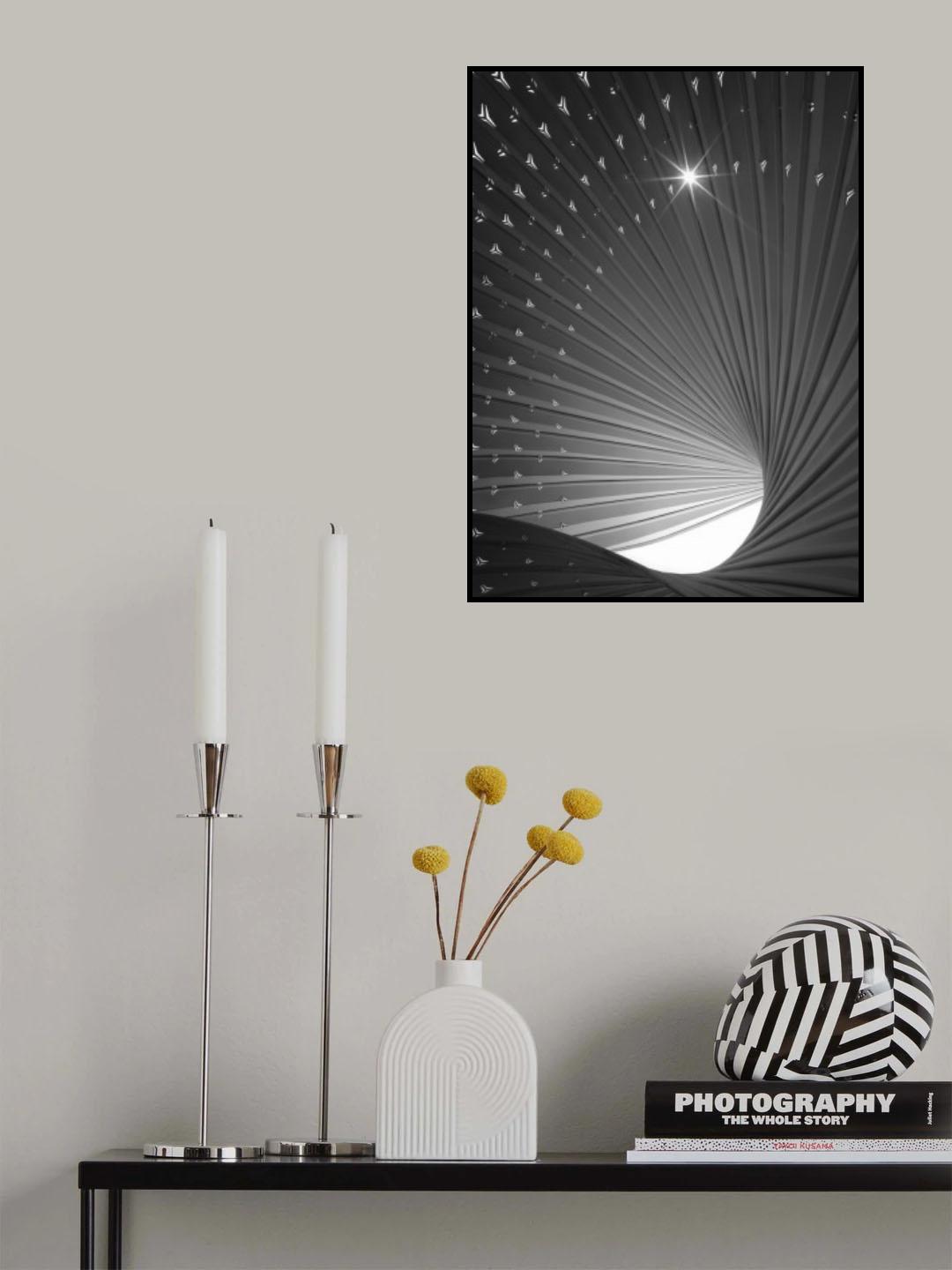 B&amp;W Lines Poster och Canvastavla