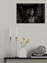 Going for water-IV - Benin Poster och Canvastavla