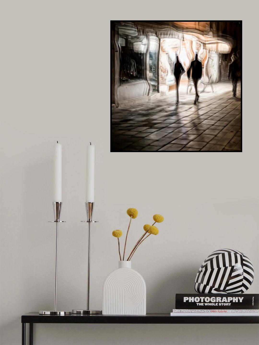 strolling along in Venice Poster och Canvastavla
