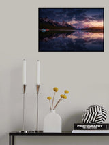 Maligne mountains Poster och Canvastavla