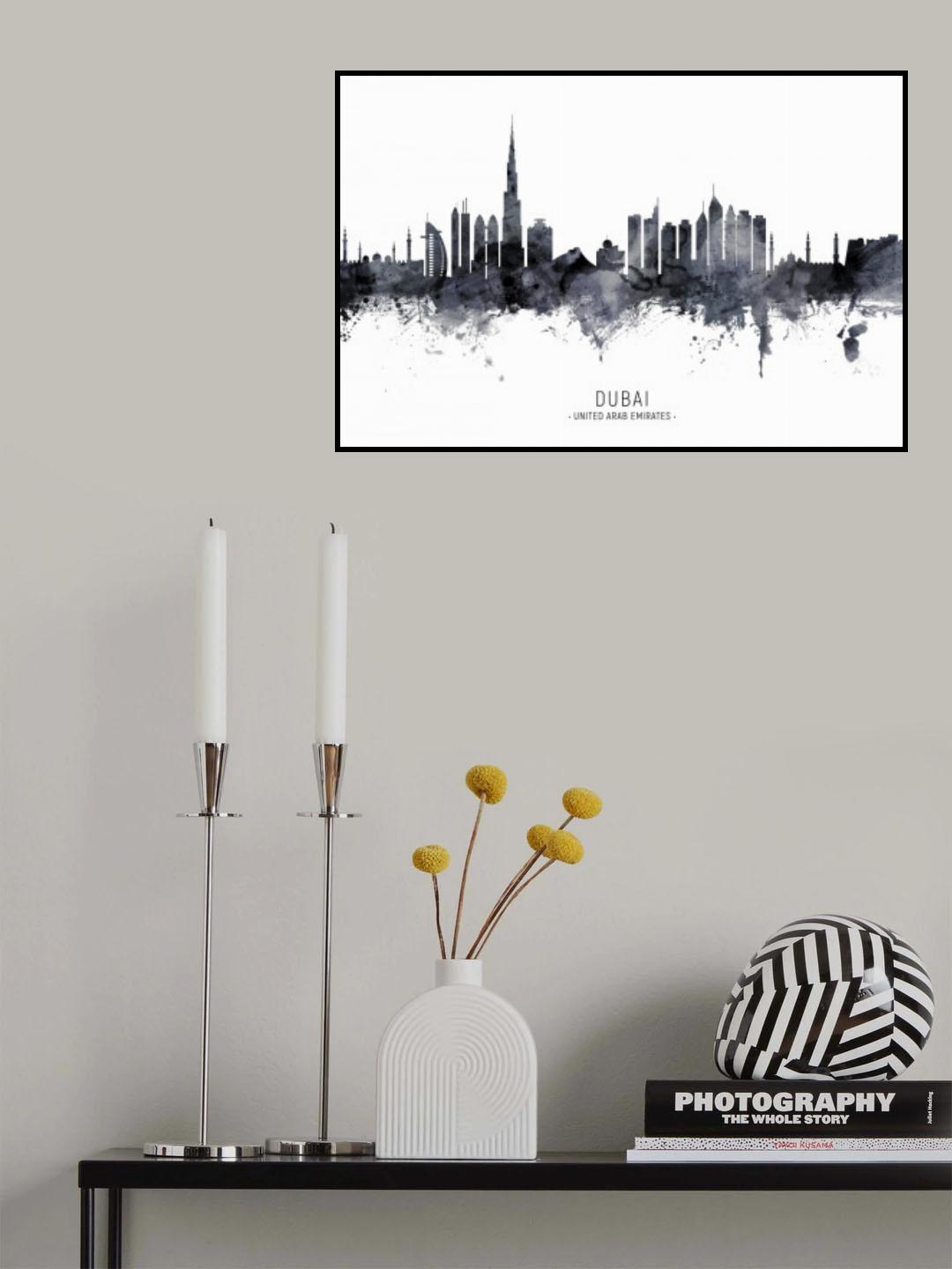 Dubai UAE Skyline Poster och Canvastavla