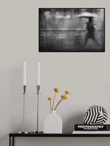 Rainy walker Poster och Canvastavla