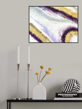 Purplei Agate Poster och Canvastavla
