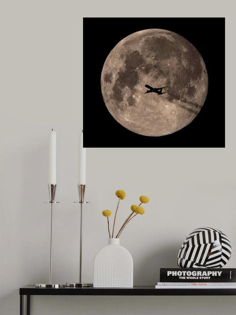 Passing Through Full Moon Poster och Canvastavla