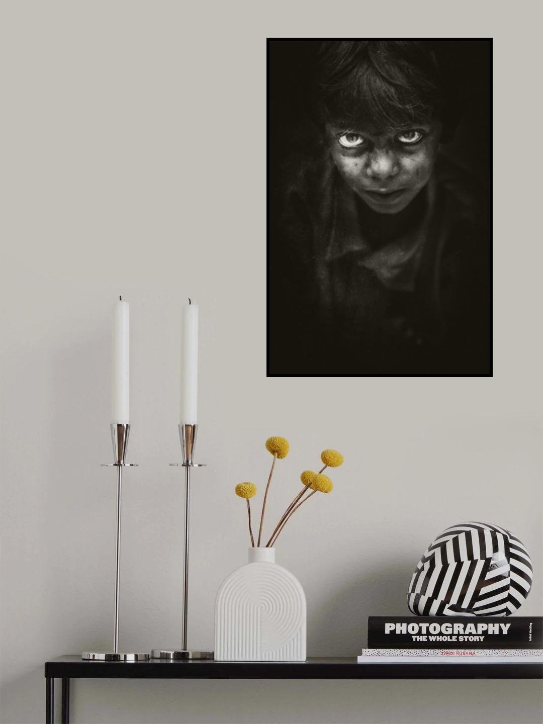 angry face Poster och Canvastavla