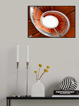 orange helix Poster och Canvastavla
