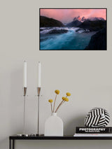 Sunrise at Cuernos del Paine Poster och Canvastavla
