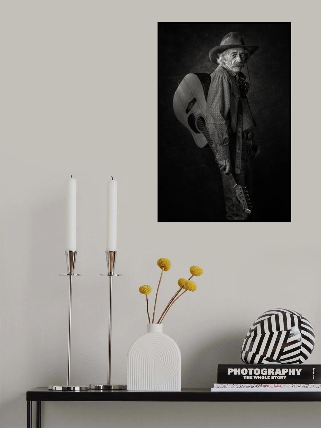 Einstein plays Guitar Poster och Canvastavla