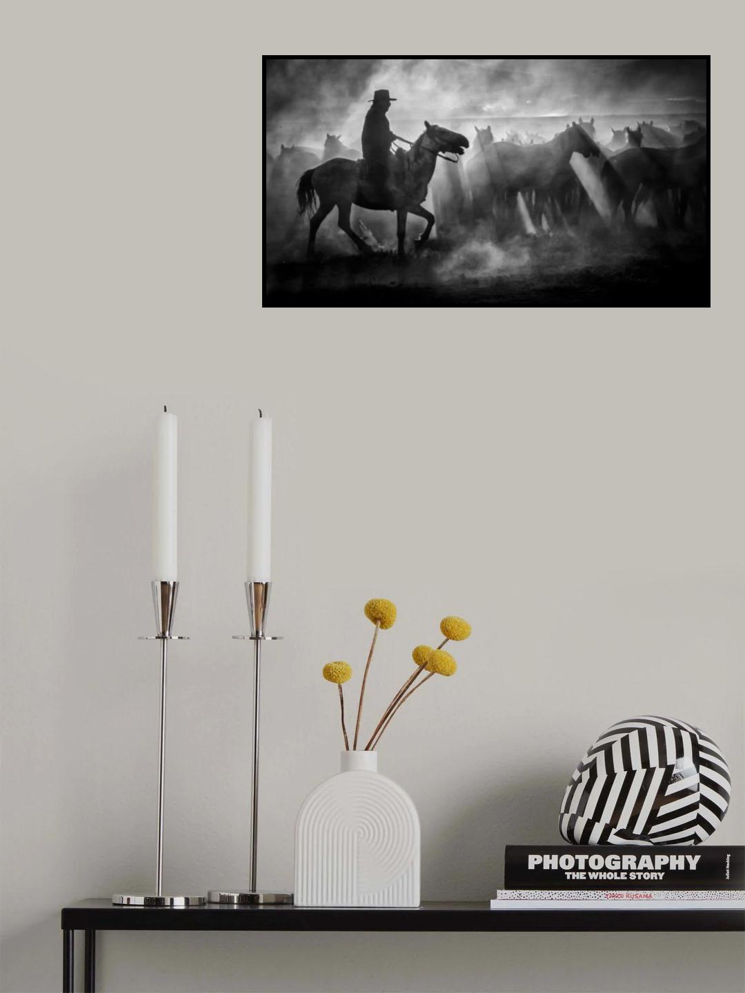 horse herder.. Poster och Canvastavla