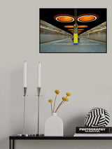 The Orange Subway Station Poster och Canvastavla