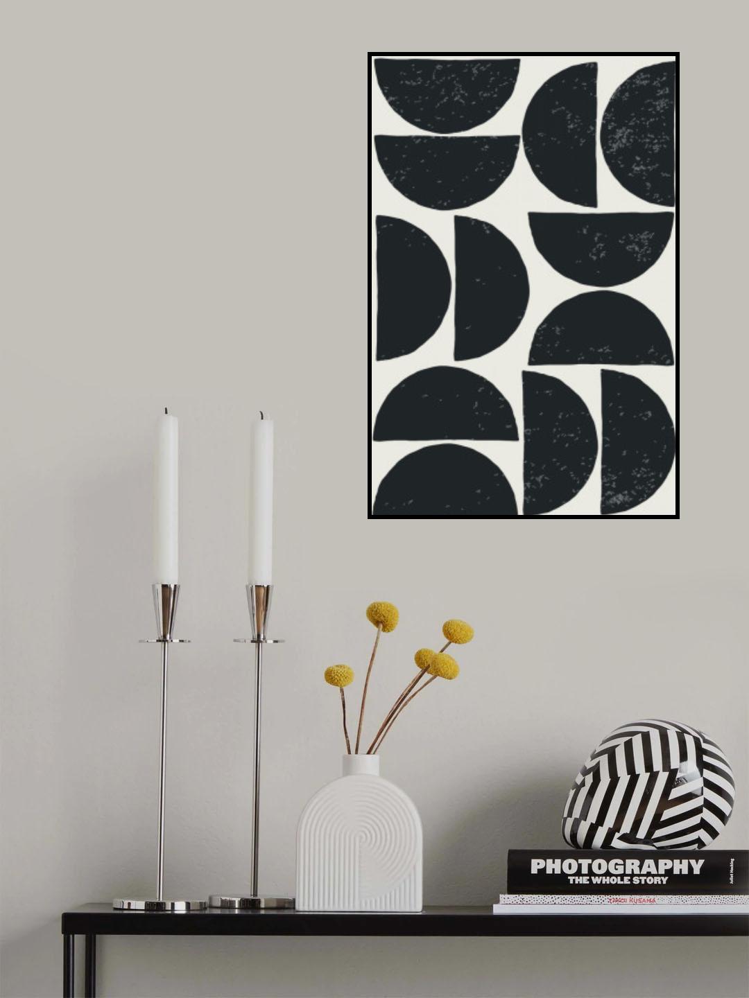 Minimal Circles #1 Poster och Canvastavla