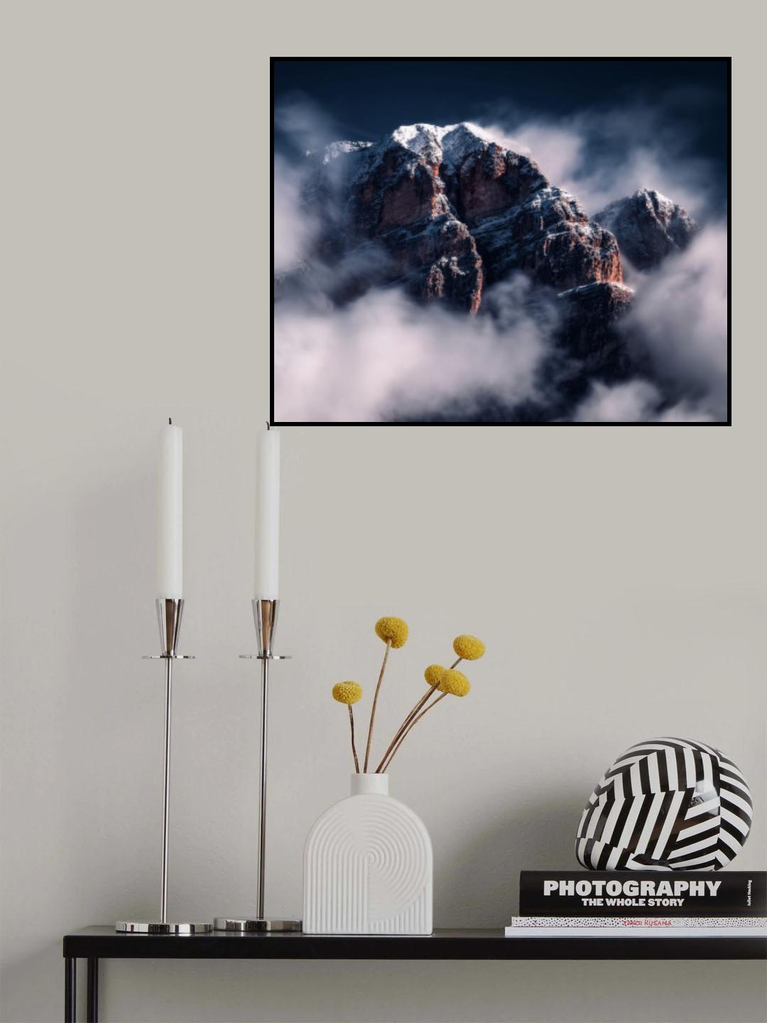Majestic mountain Poster och Canvastavla
