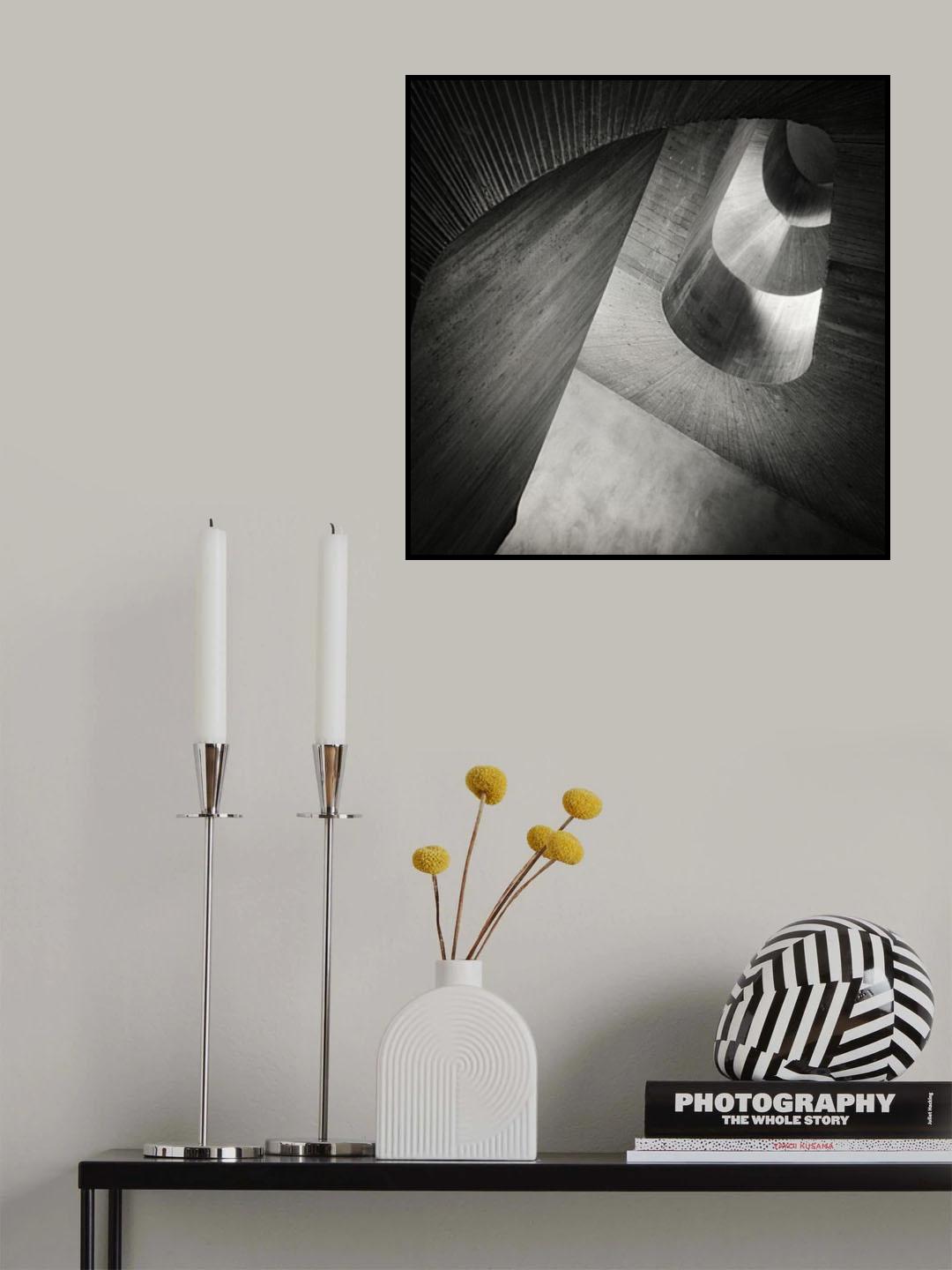 Stair lights Poster och Canvastavla