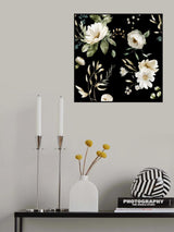 Wall Mural Wh 3 4096 Black Poster och Canvastavla
