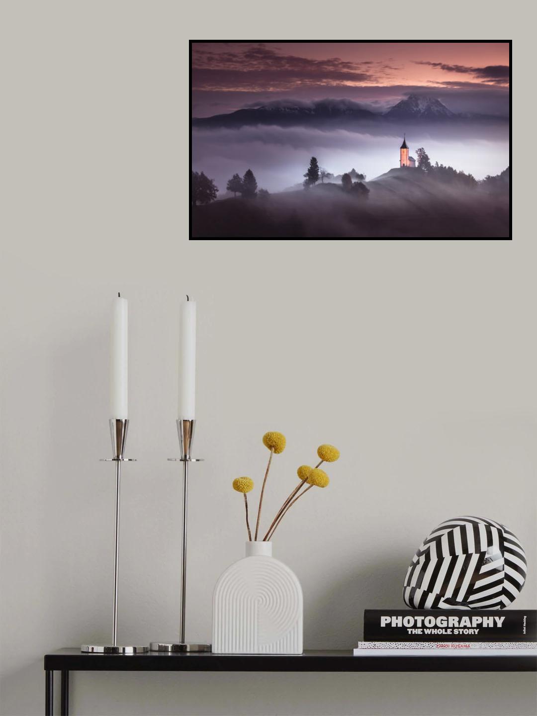 Misty morning Poster och Canvastavla