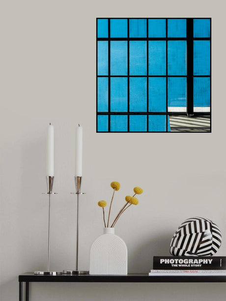 blue abstract Poster och Canvastavla