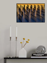 Oyster rack at golden dusk Poster och Canvastavla