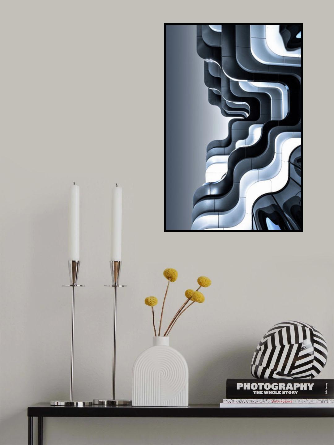 Undulated Roof Poster och Canvastavla