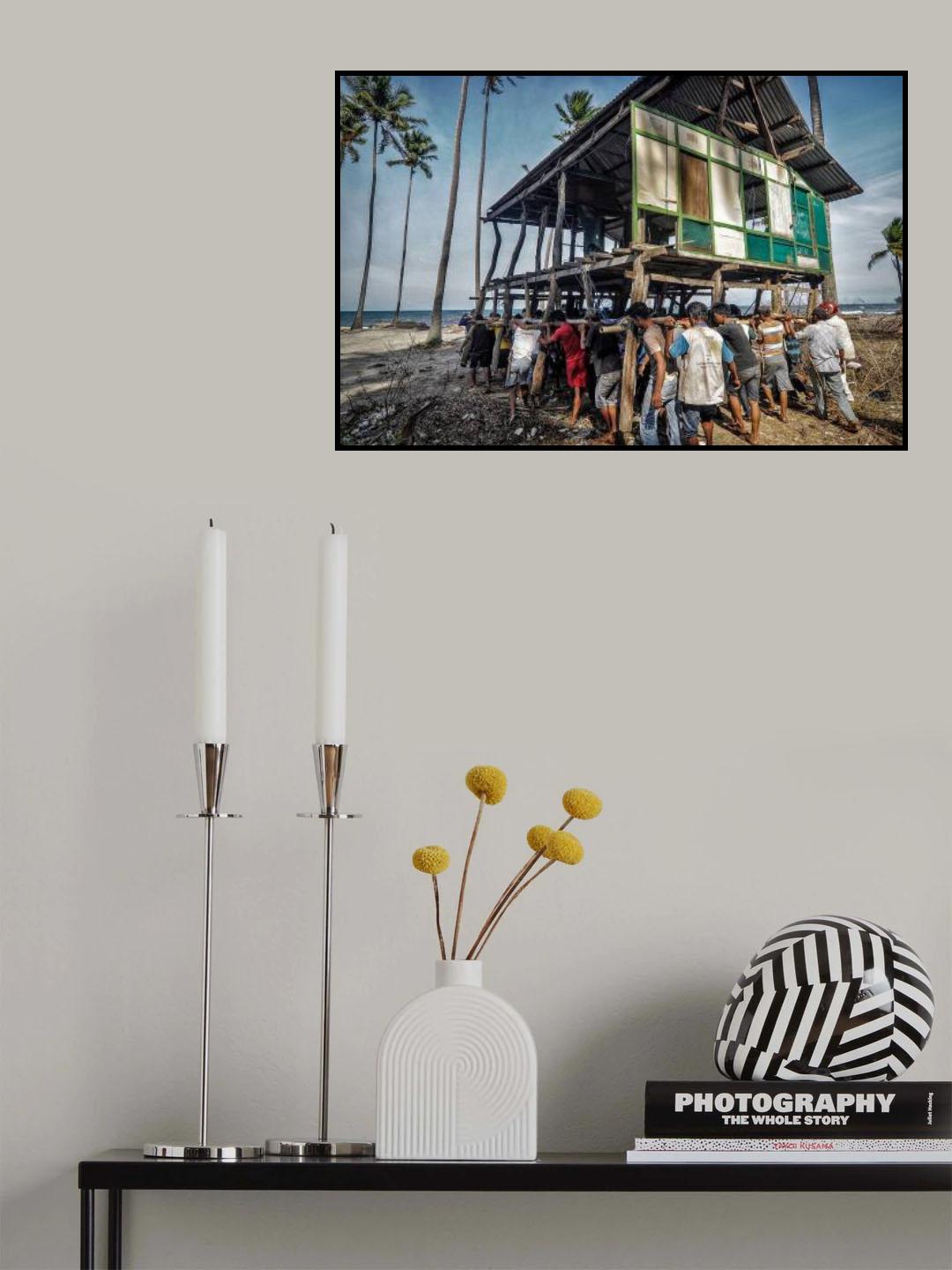 The tradition of moving houses Poster och Canvastavla