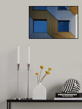 Yellow and blue Poster och Canvastavla