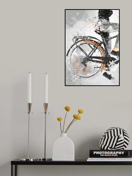 Cycling sport art 27 Poster och Canvastavla