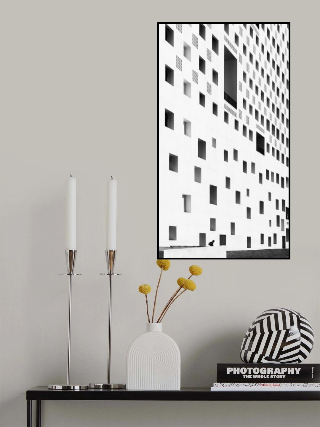 Walking out of Squares Poster och Canvastavla