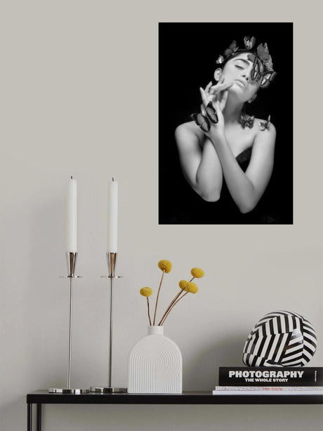 PASSION OF ELEGANCE IN MONOCHROME Poster och Canvastavla