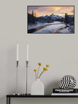 Kananaski River Dawn Poster och Canvastavla