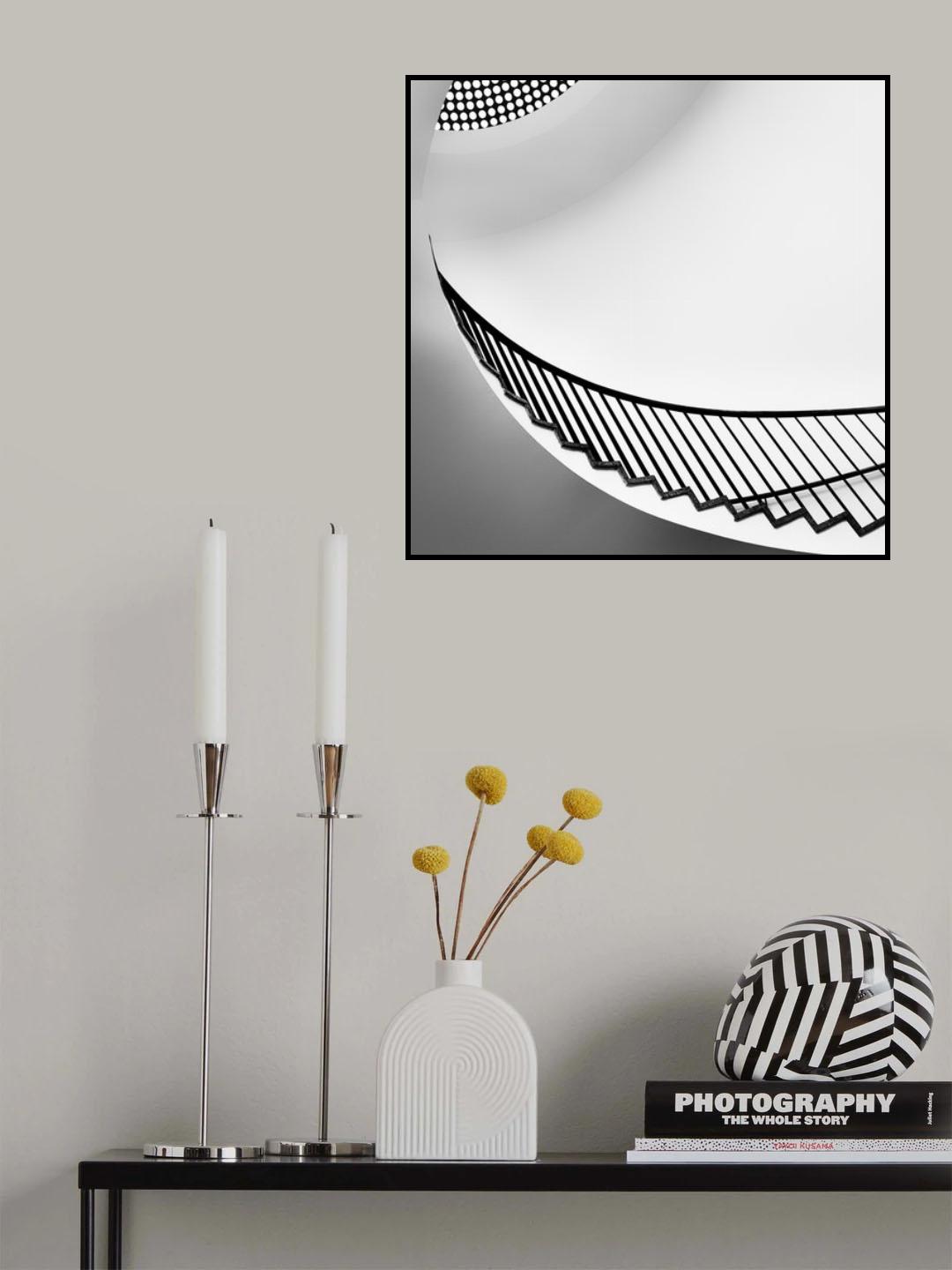 Curving up Poster och Canvastavla