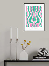 Pattern Bizarre In Green Poster och Canvastavla