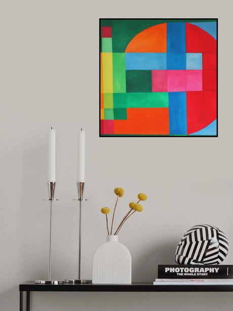 Modern Vibrant Painting No.1 Poster och Canvastavla