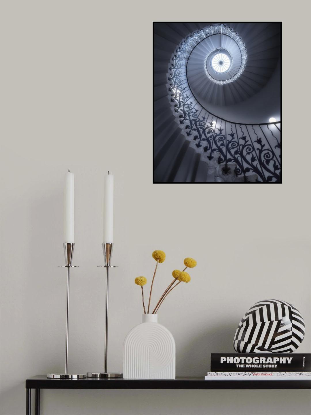 Tulip Stairs Poster och Canvastavla