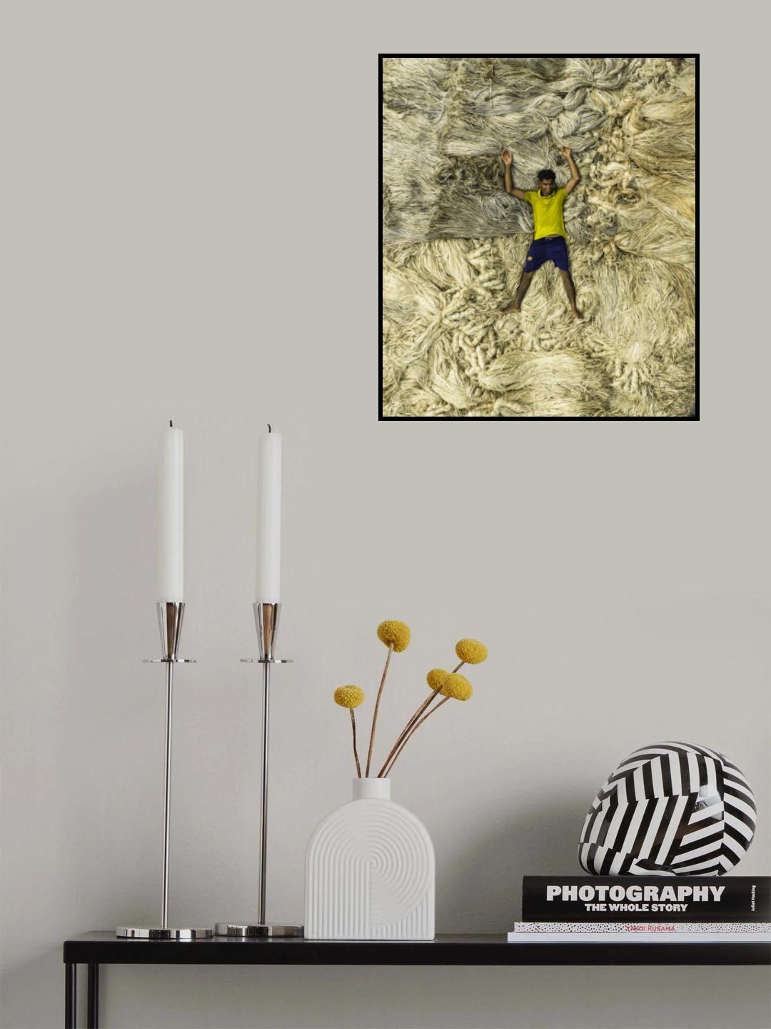 Jute fiber Poster och Canvastavla