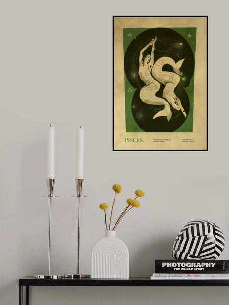 Pisces print Poster och Canvastavla