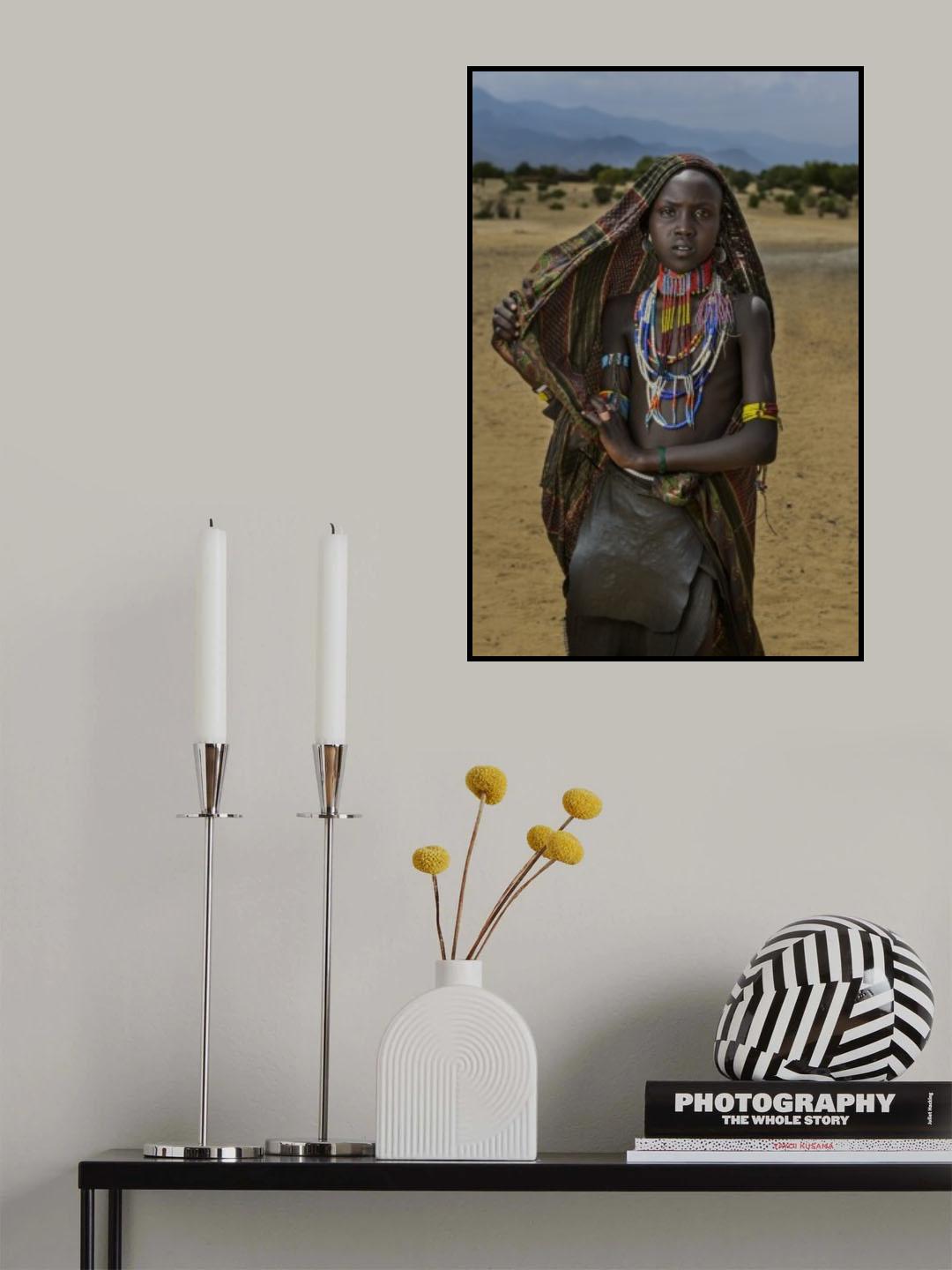 Beautiful girl Poster och Canvastavla