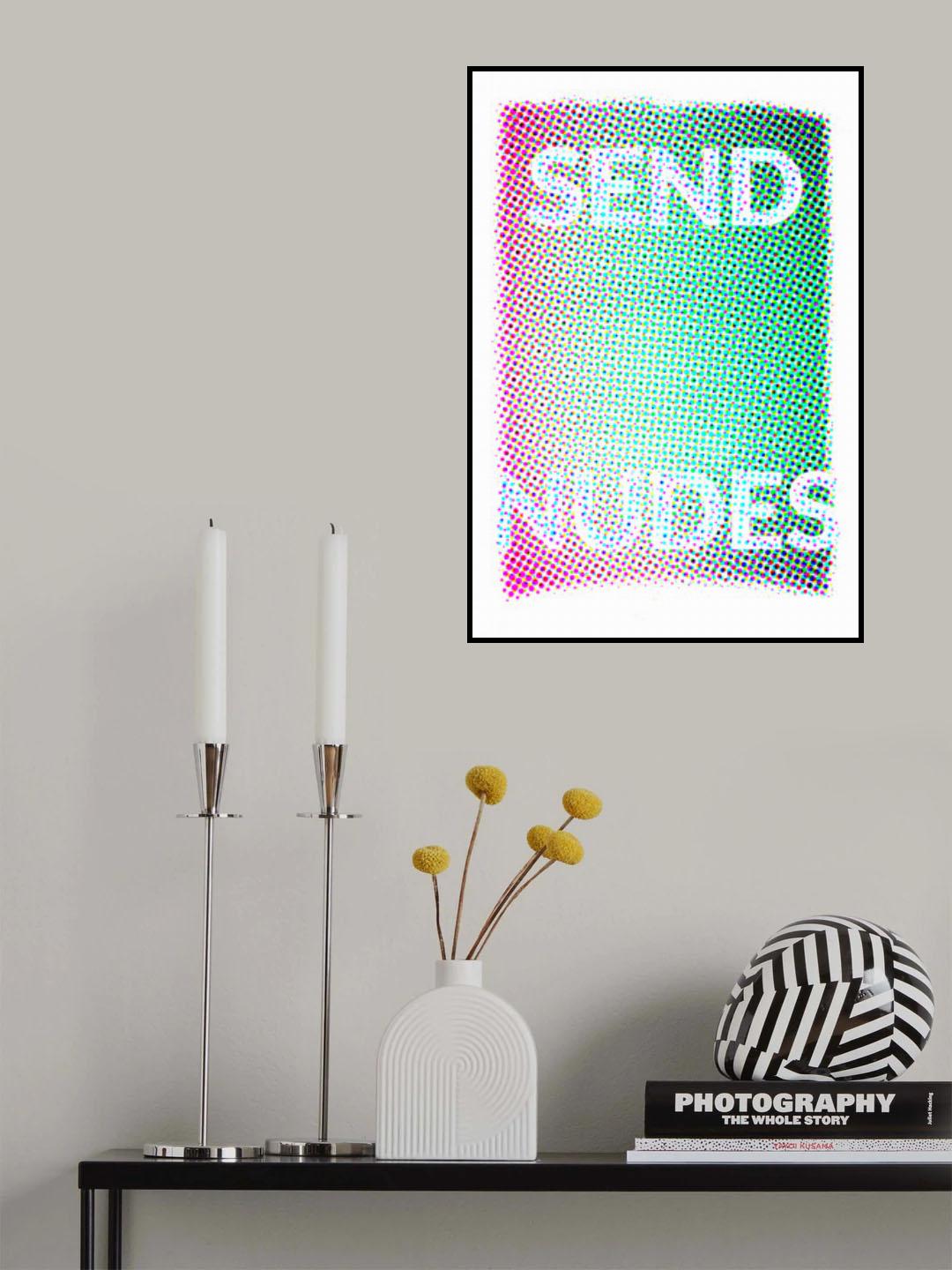Send Nudes Poster och Canvastavla
