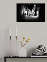Night walk in the alley Poster och Canvastavla